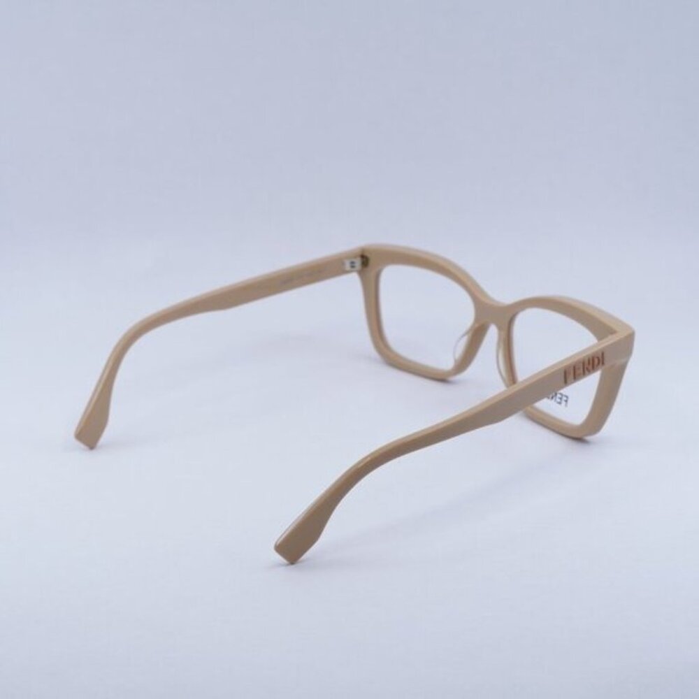 Fendi FE50057I 057 Eyeglasses Beige 52mm Cat Eye Frame - Picture 9 of 10